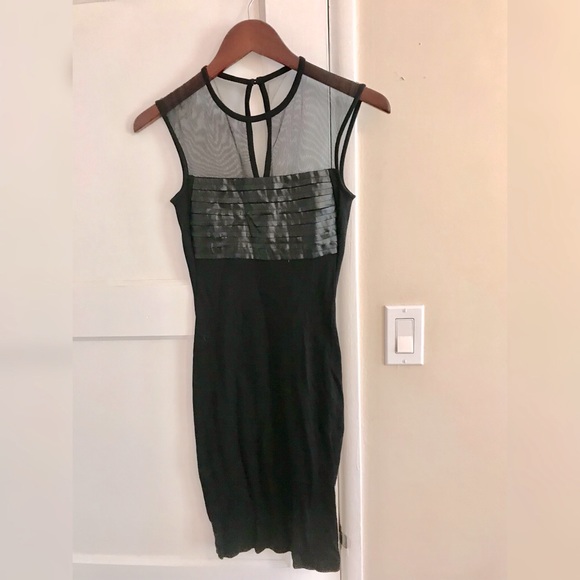 Diesel Dress with Mesh and Leather Bodice - Picture 5 of 16